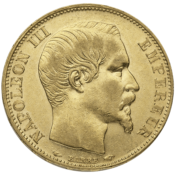 20 Francs France Gold Coin - Napoleon III (Circulated) - Buy Online at MintBuilder